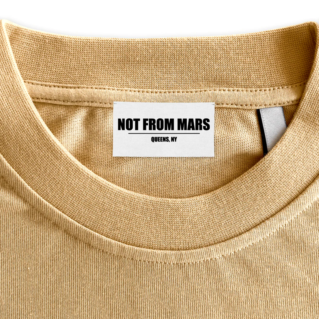 NOTFROMMARSLABEL Custom Neck Label.