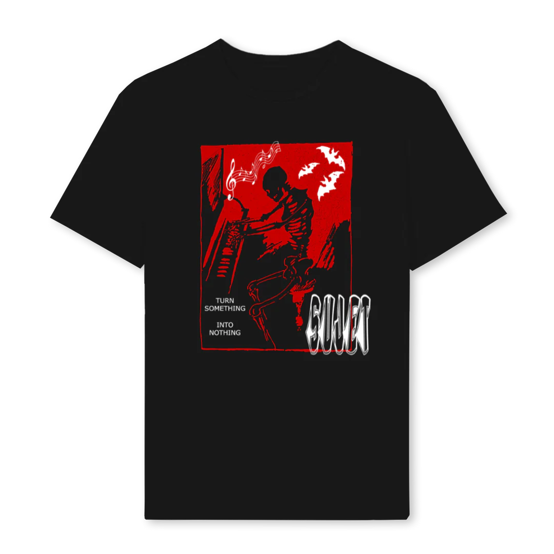NOTHING Black Regular Tee.