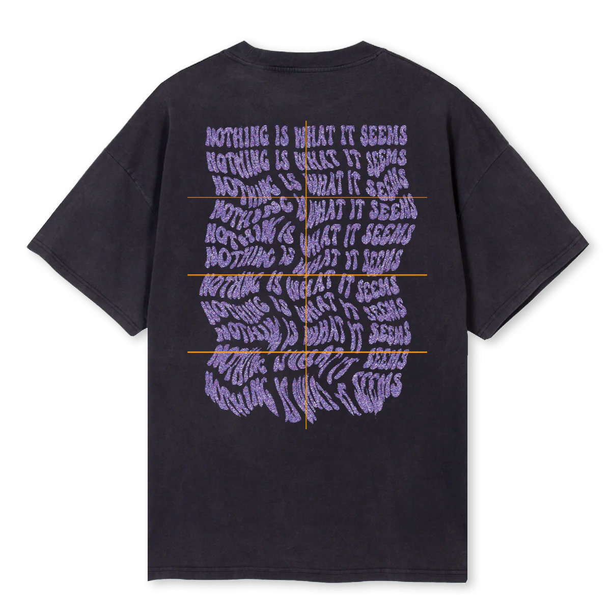 NOTHING T VBLACK Vintage Black Oversized Tee. - Image 2