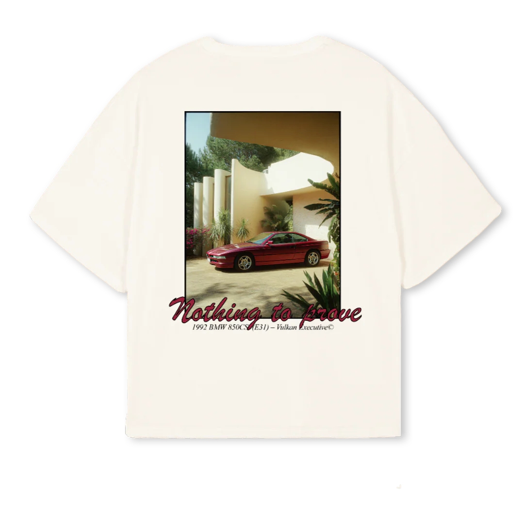 NOTHINGTOPROVE Vintage White Oversized Boxy Tee. - Image 2
