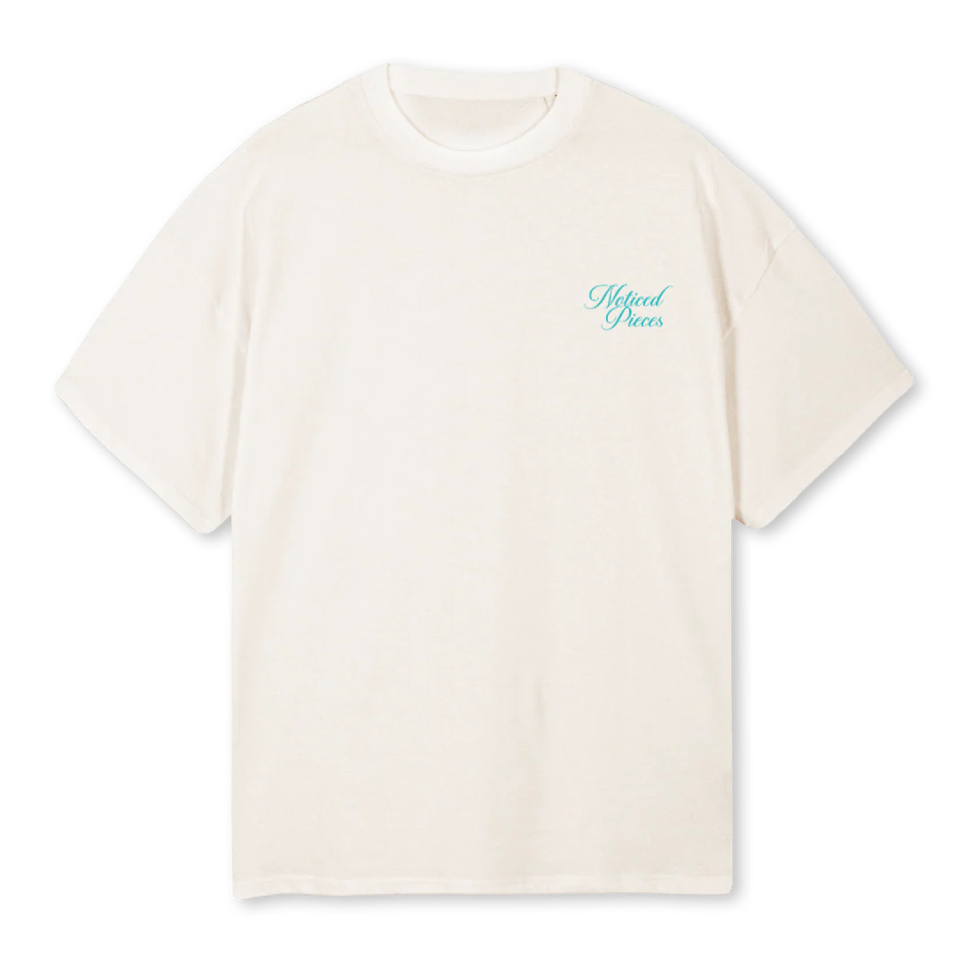 NOTICEDONTHECOAST Vintage White Oversized Tee.