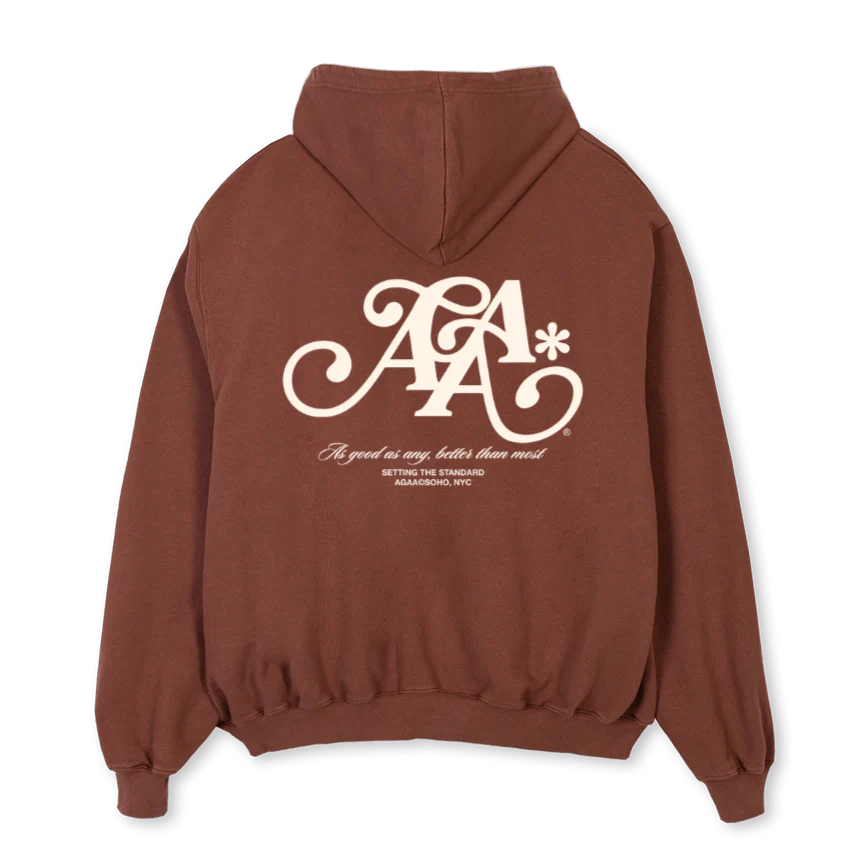 AGAAAPLE3_VB Vintage Brown Oversized Hoodie - Image 2