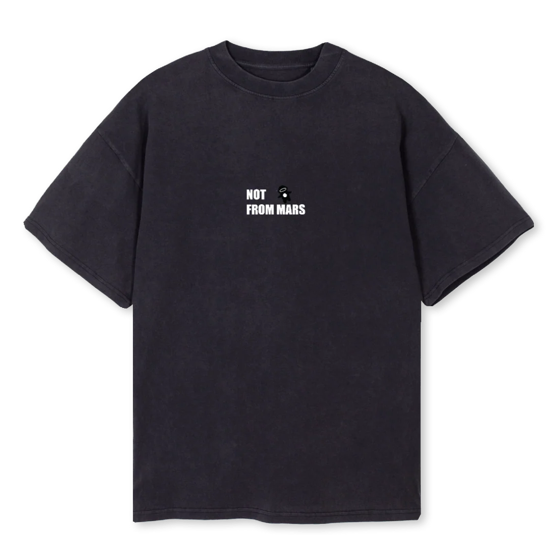 NOVAVINTAGEBLACK Vintage Black Oversized Tee.
