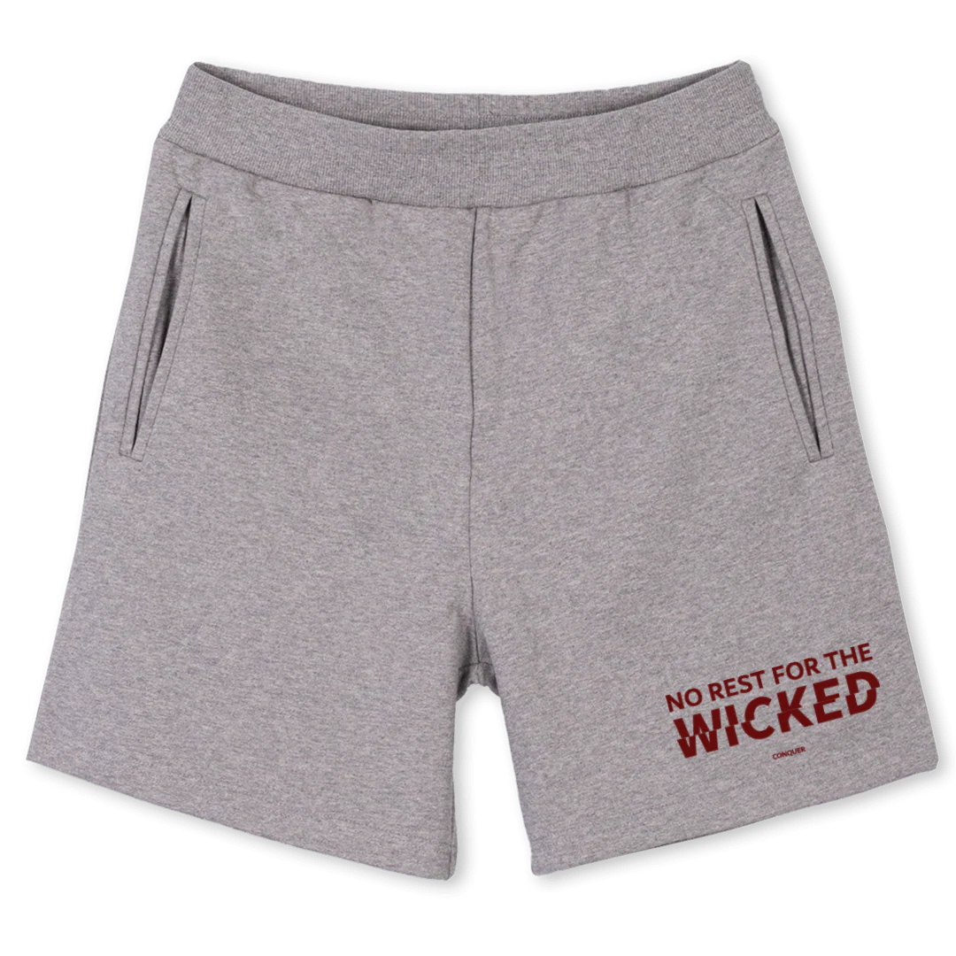 NRFTWEIGHT Grey Marl Sweatshorts.