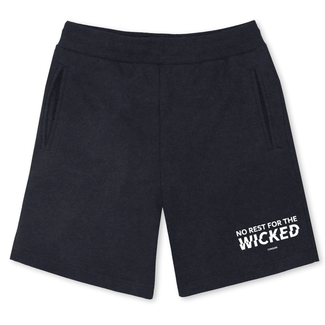NRFTWSEVEN Vintage Black Sweatshorts.
