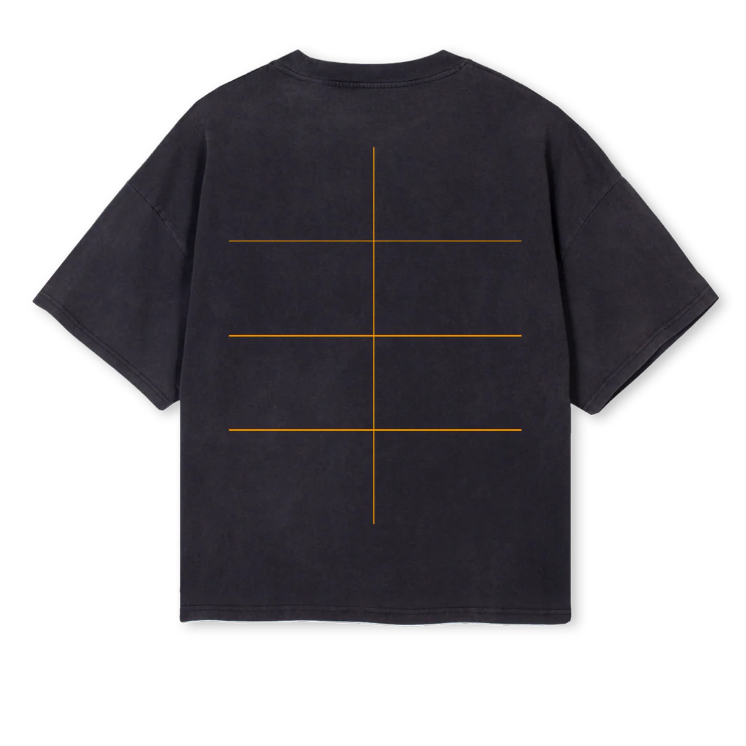 NSROCKONE Vintage Black Oversized Boxy Tee. - Image 2