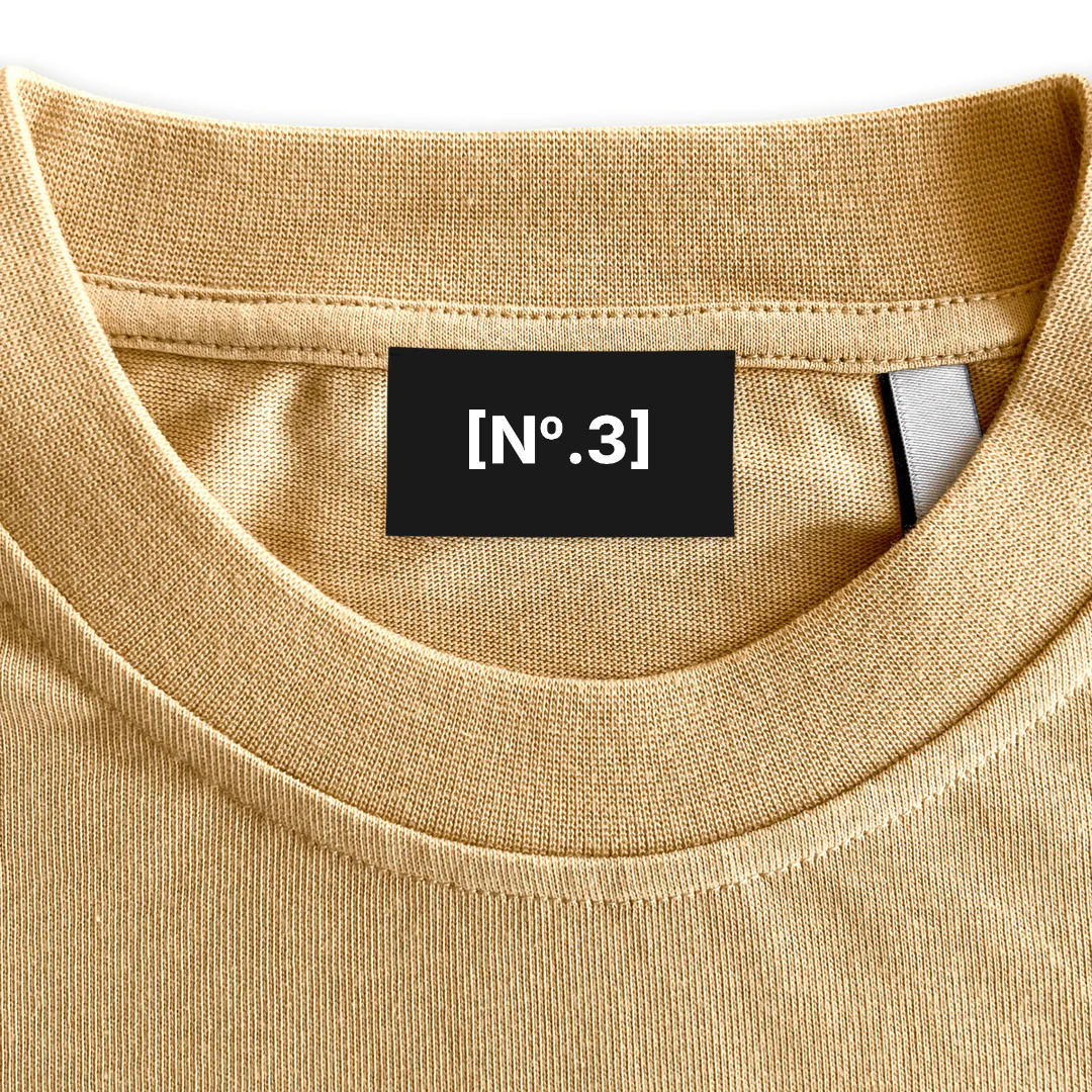 NTHREE Custom Neck Label.