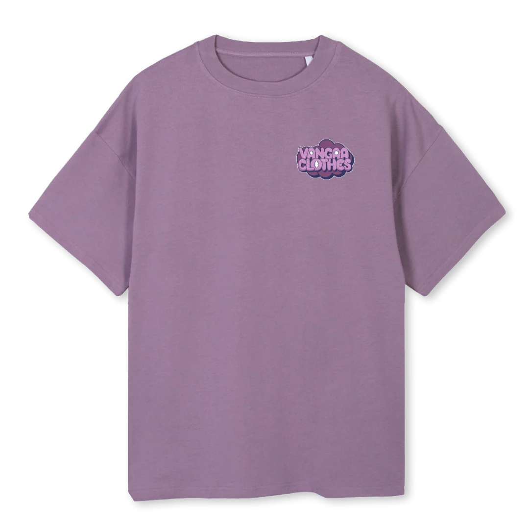 NUAGE Purple Oversized Tee.