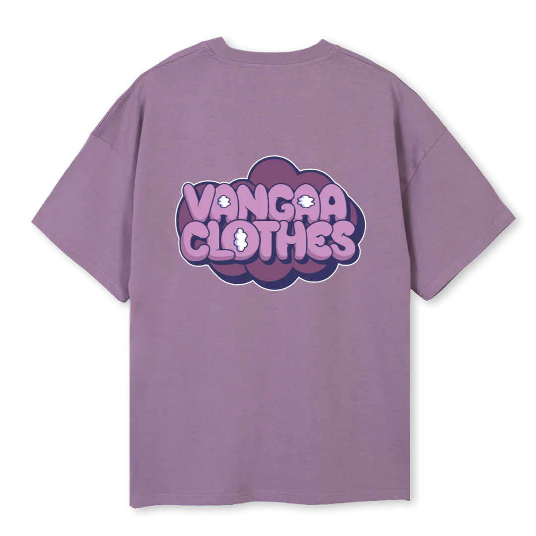 NUAGE Purple Oversized Tee. - Image 2