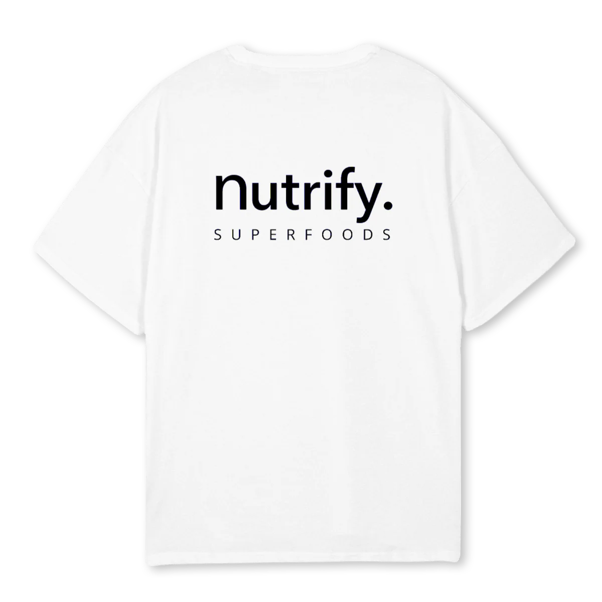 NUTRIFY OVERSIZED WHITE Oversized Tee. - Image 2
