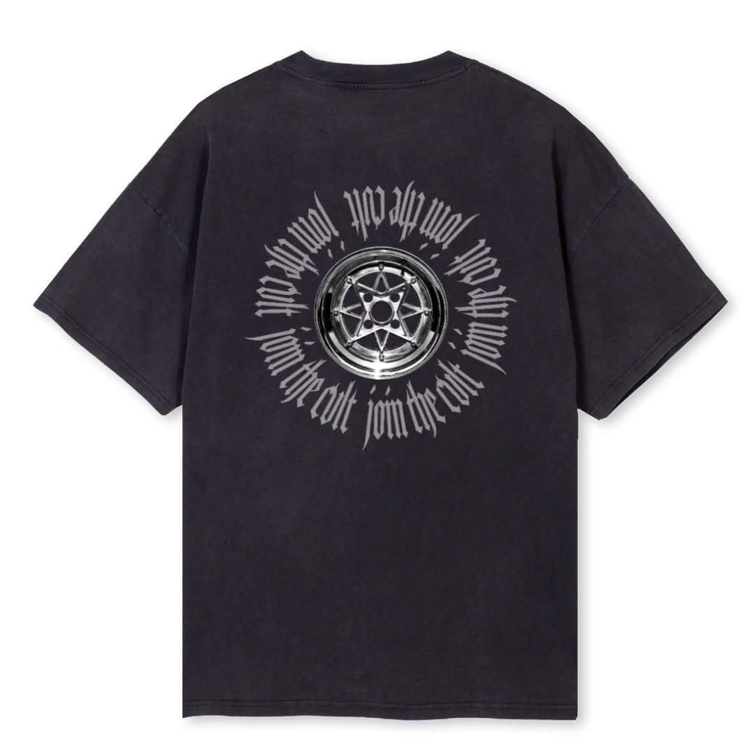 NVRMR STRSHRK Vintage Black Oversized Tee. - Image 2