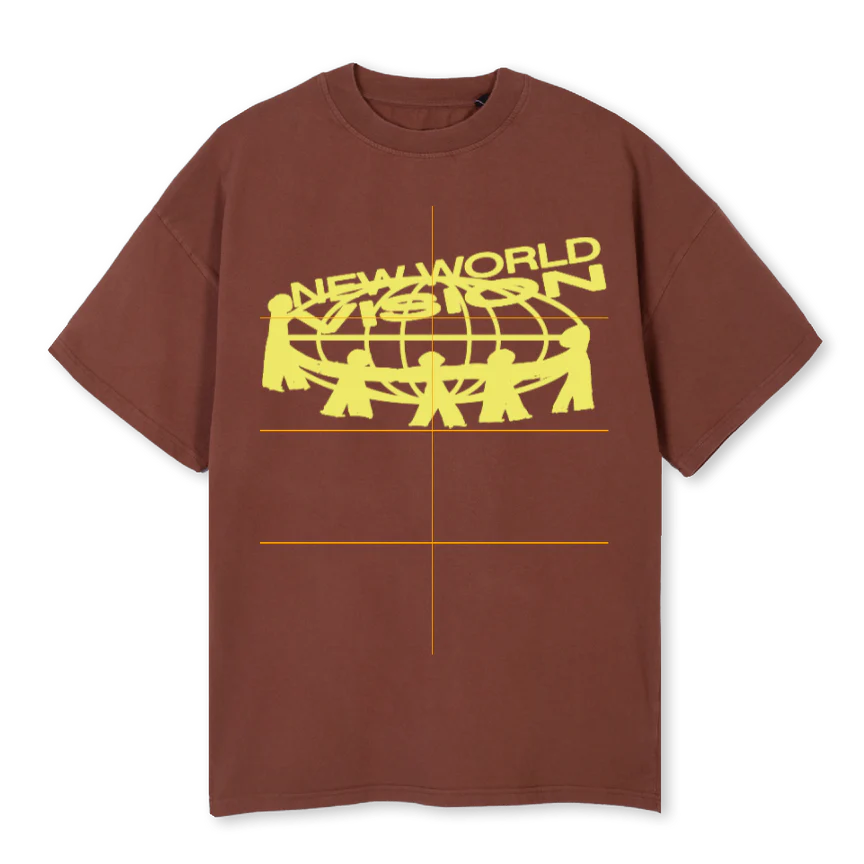 NWVBRW Vintage Brown Oversized Tee.