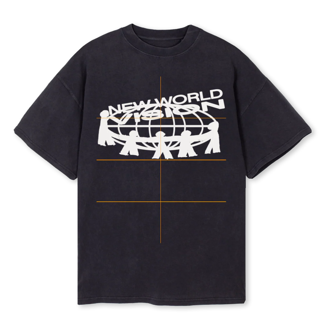 NWVTBLK Vintage Black Oversized Tee.