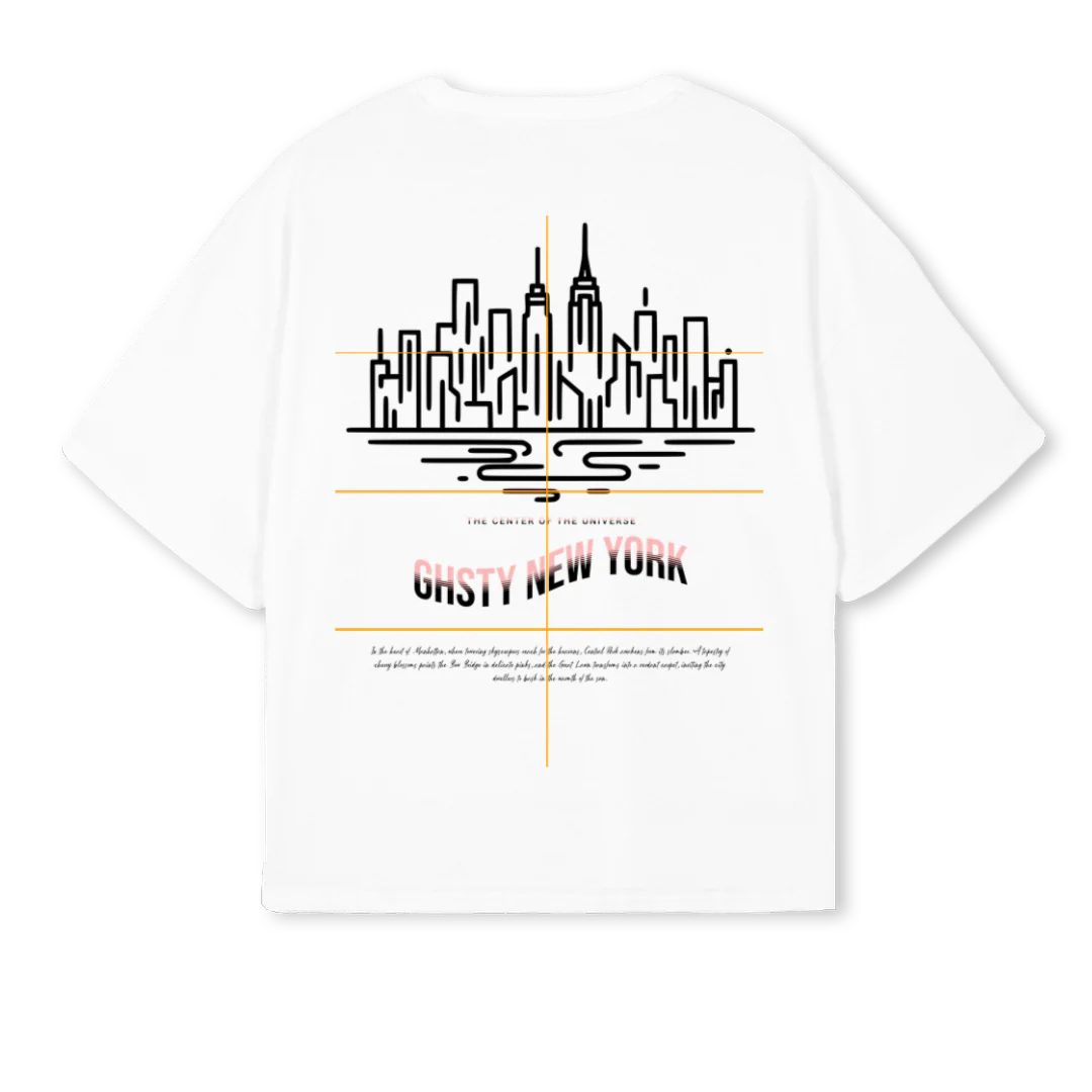 NYCBLACK White Oversized Boxy Tee. - Image 2