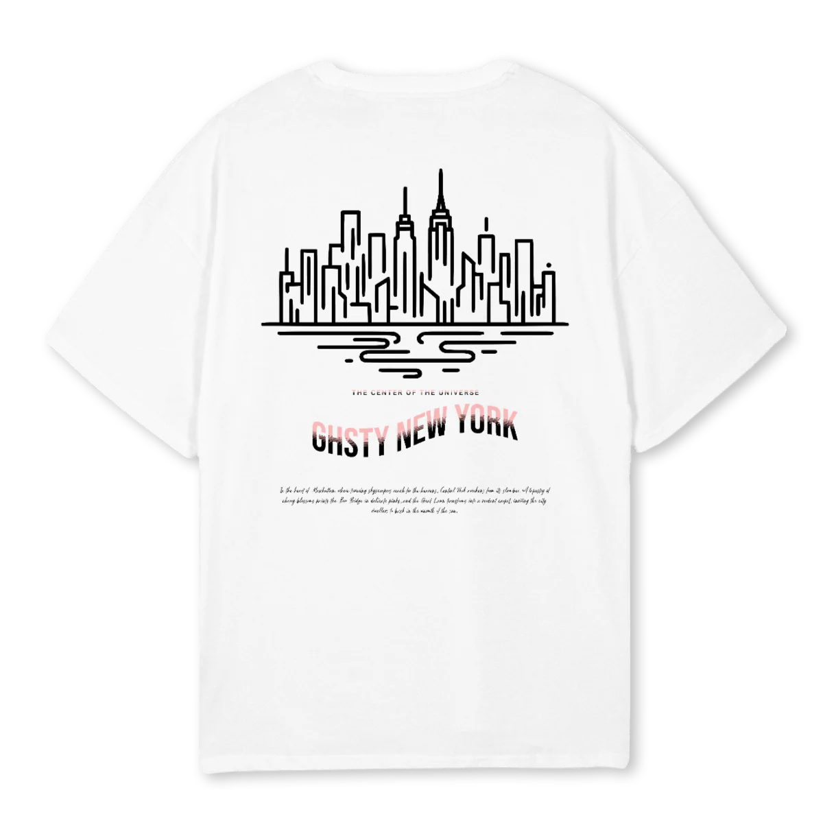NYCBLACK White Oversized Tee. - Image 2