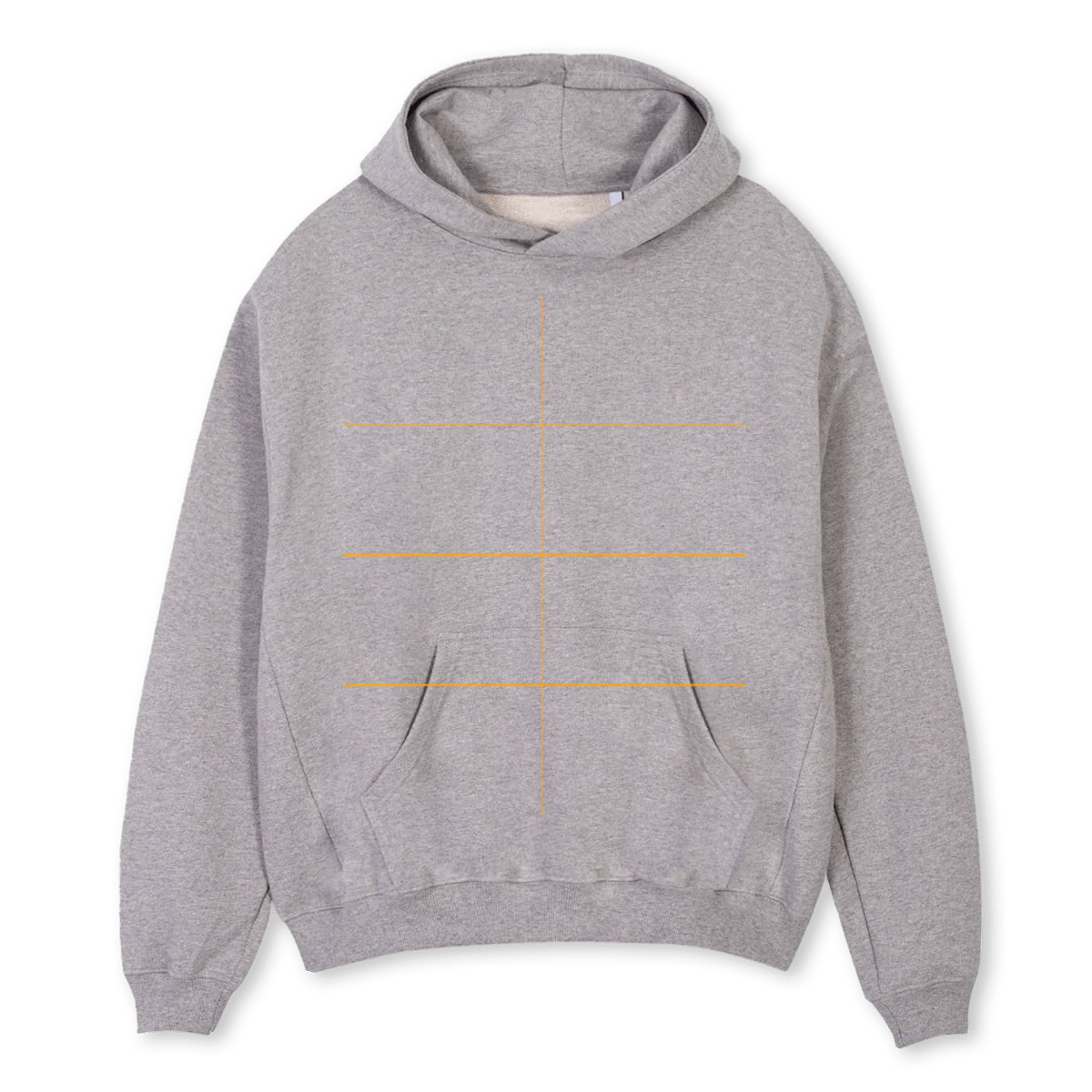 OA Grey Marl Oversized Hoodie.