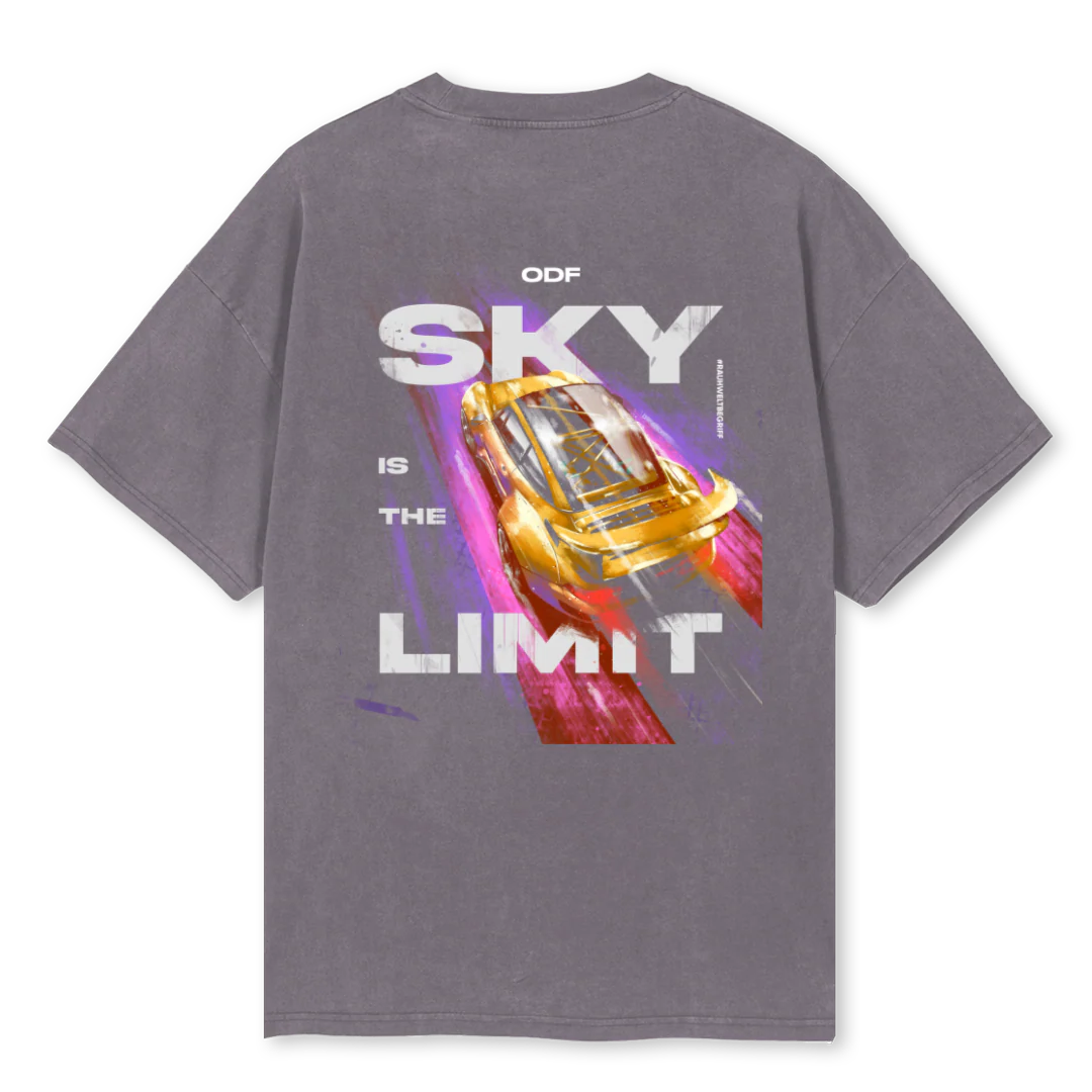 ODFSKY Pigment Grey Oversized Tee. - Image 2