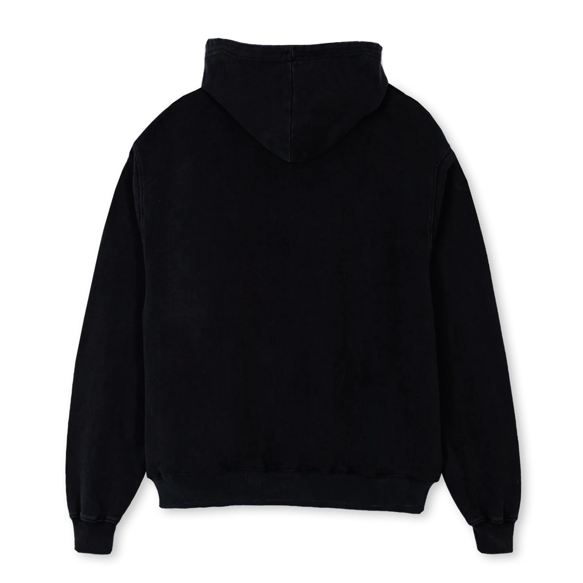 ODKITTYZIP Black Oversized Zipped Hoodie. - Image 2