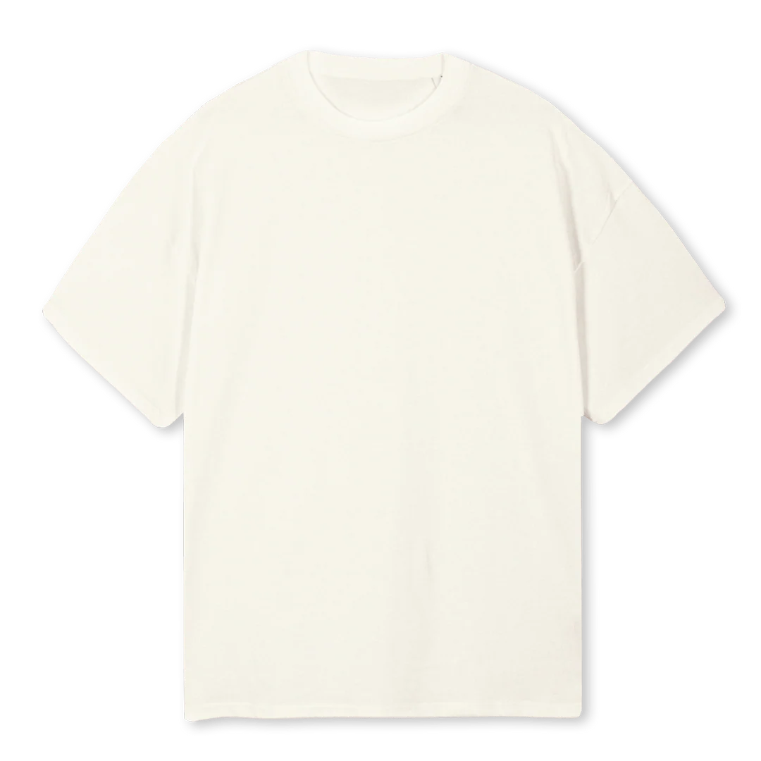 OFF Cream Oversized Tee. - Image 2
