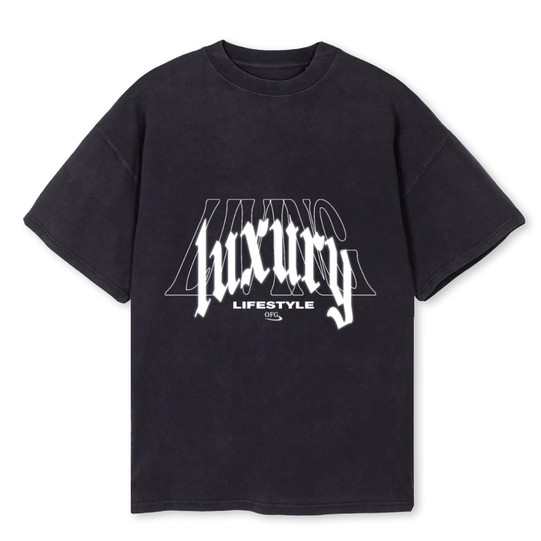 OFG LTLL VINTAGE Vintage Black Oversized Tee.