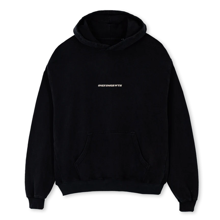 OFGBEIGEH Black Oversized Hoodie.