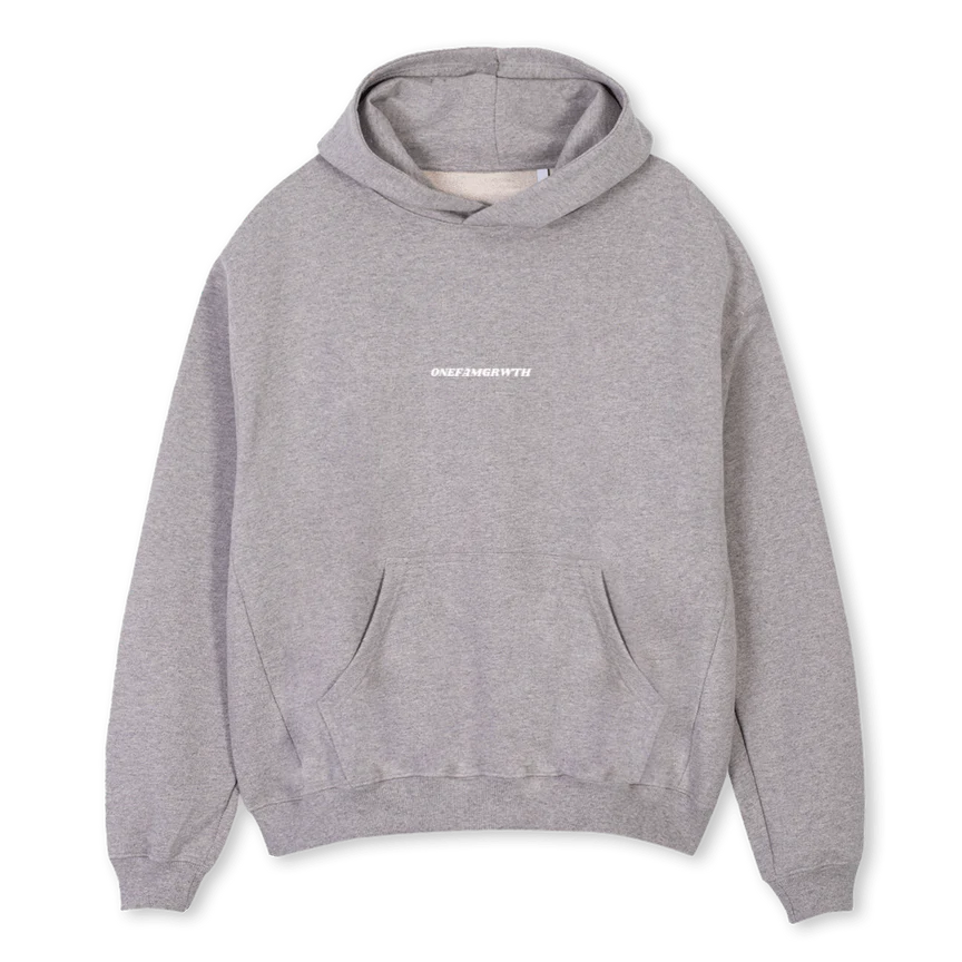 OFGGREYH Grey Marl Oversized Hoodie.