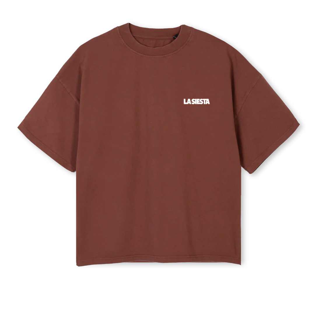 OFICIALAMERICANDREAM Vintage Brown Oversized Boxy Tee.