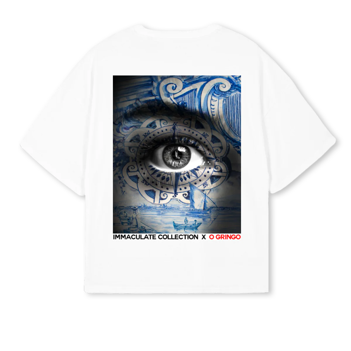 OGRINGO_2 White Oversized Boxy Tee. - Image 2