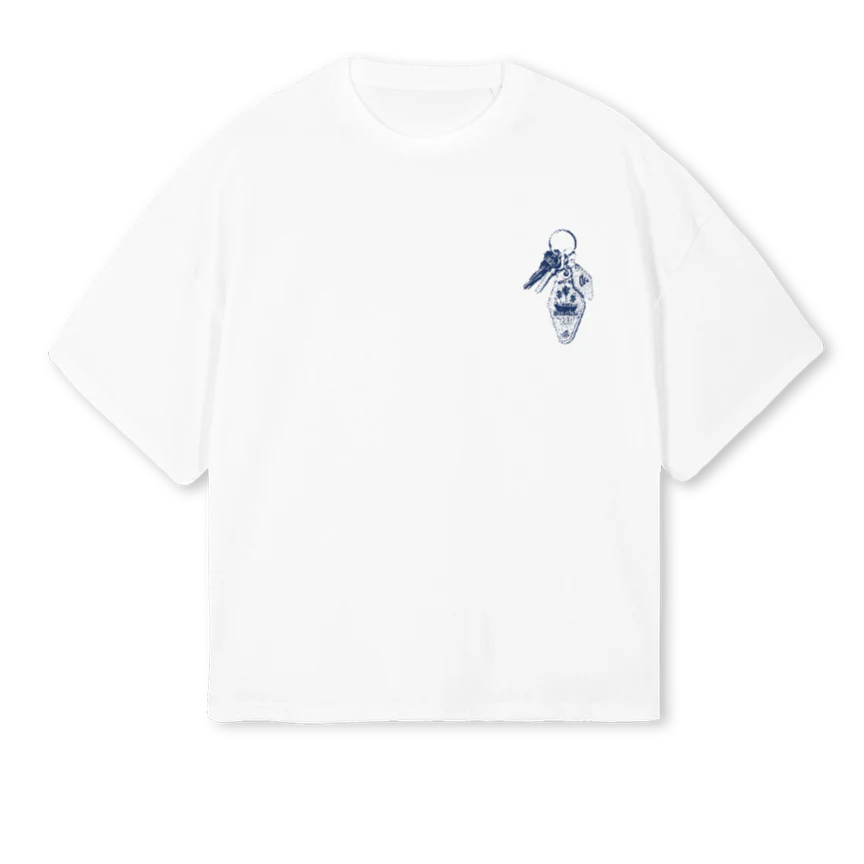 OIA HOTEL White Oversized Boxy Tee.
