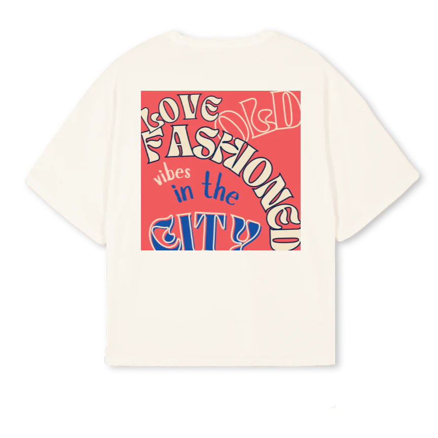 OLDFASH Vintage White Oversized Boxy Tee. - Image 2