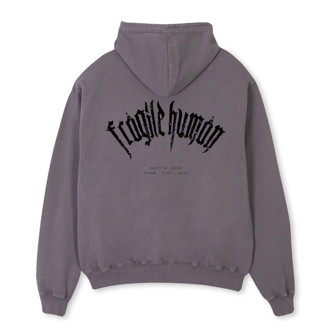 OLDLOG HD_PG Pigment Grey Oversized Hoodie. - Image 2