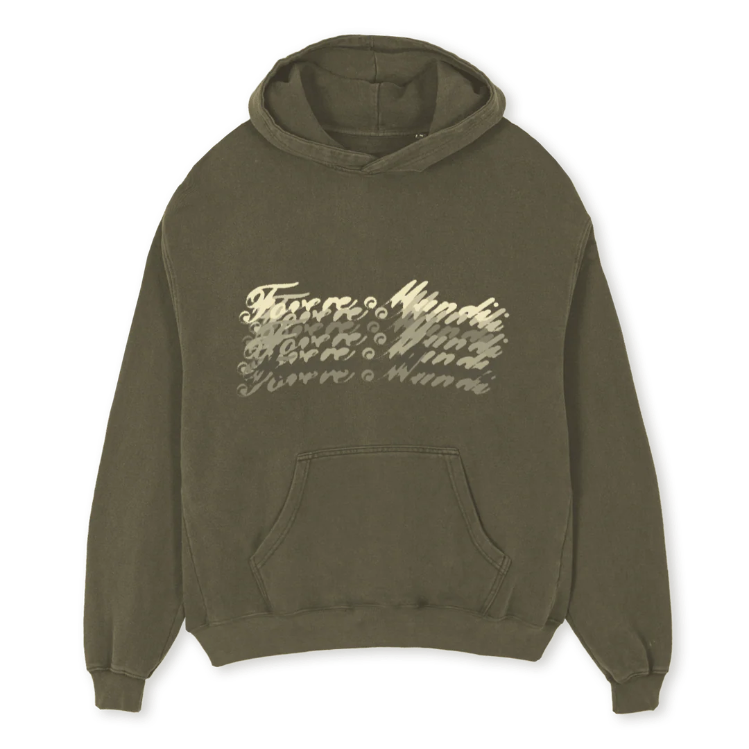 OLIVE Vintage Olive Oversized Hoodie.