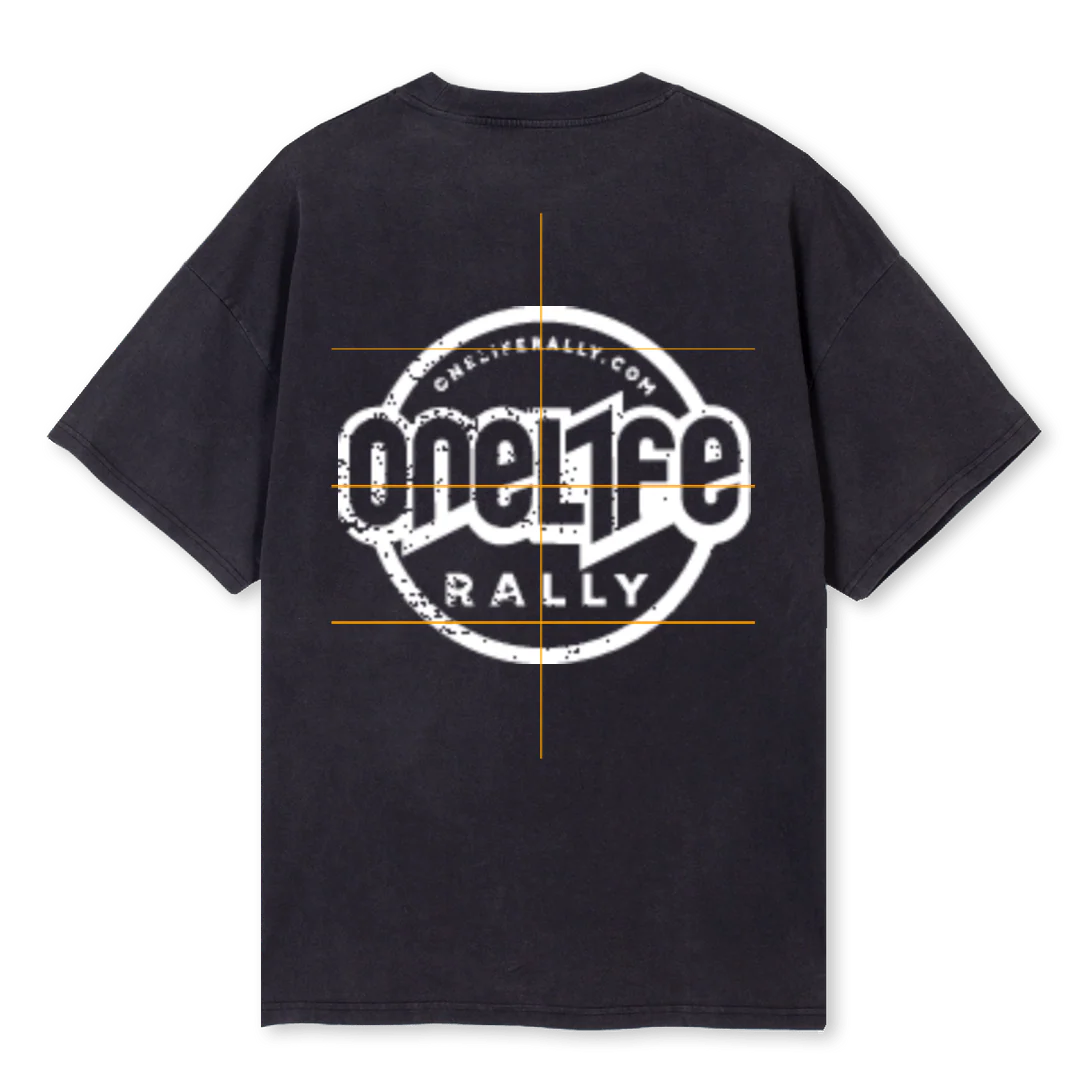 OLR TSHIRT SAMPLE Vintage Black Oversized Tee. - Image 2