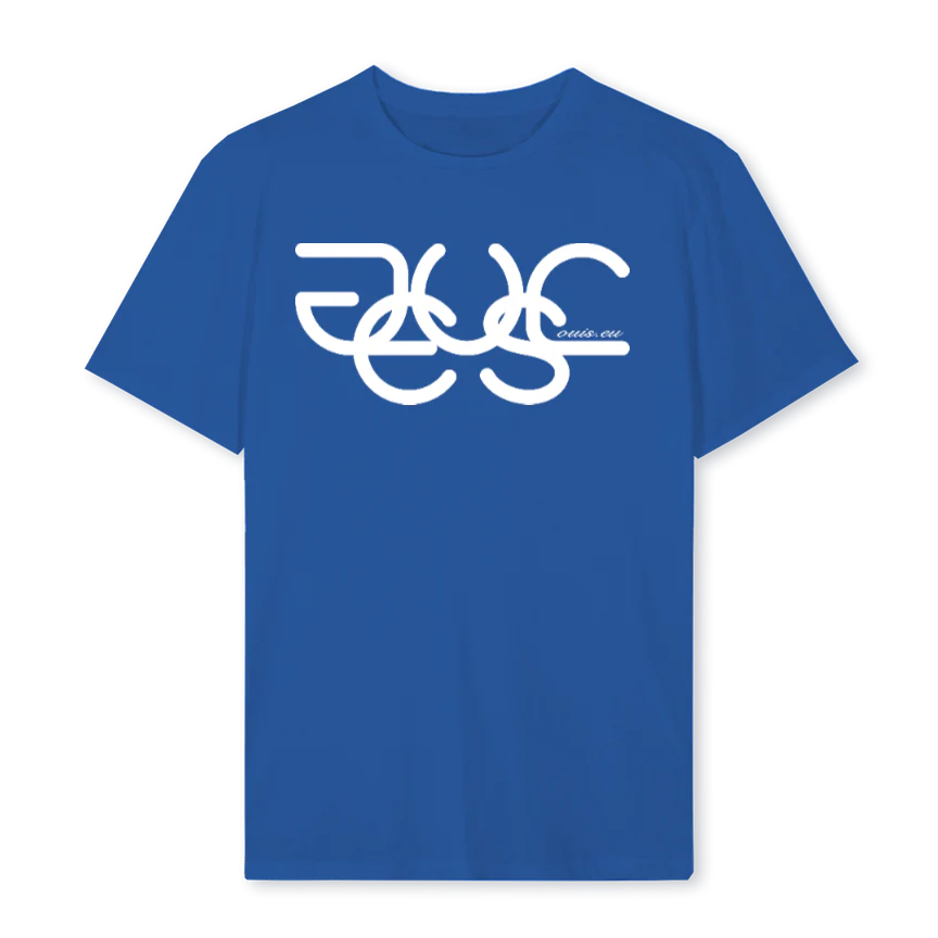 OLYMPICWHITE Cobalt Blue Regular Tee.