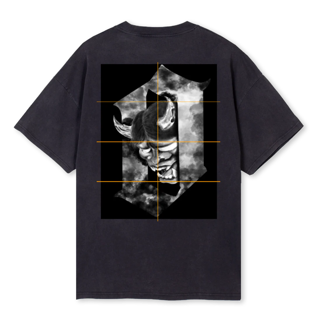 OMENS OFFICIAL  Vintage Black Oversized Tee. - Image 2