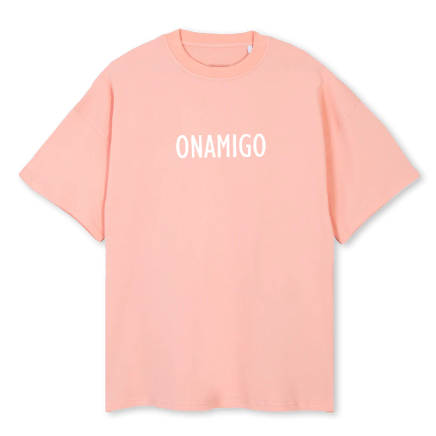 ONAMIGOGRIDPINK Pink Clay Oversized Tee.