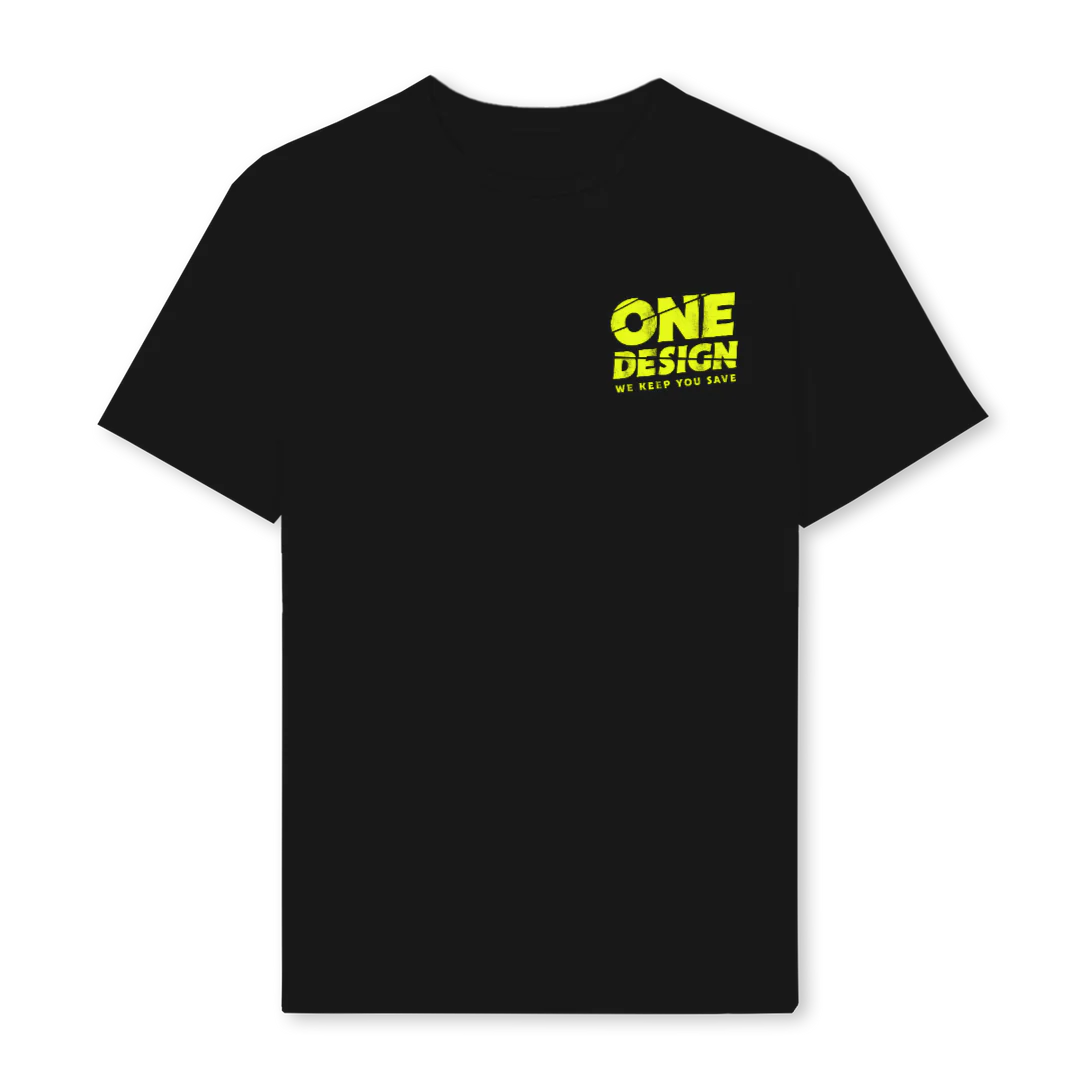 ONEDBLACKYELLOW Black Regular Tee.