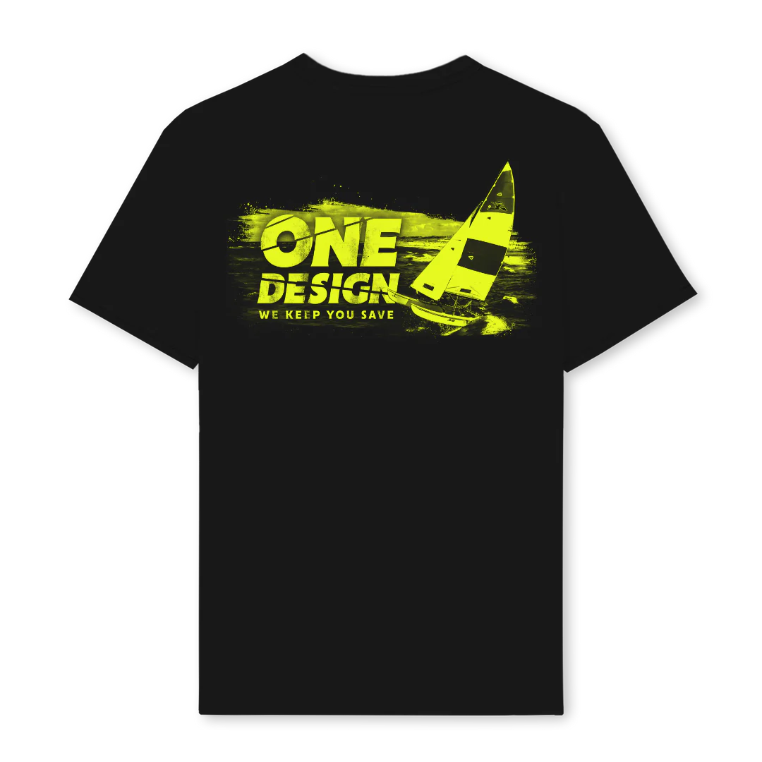 ONEDBLACKYELLOW Black Regular Tee. - Image 2