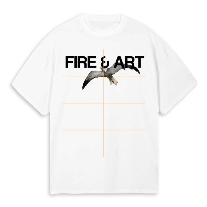 ONEFORTY White Oversized Tee.
