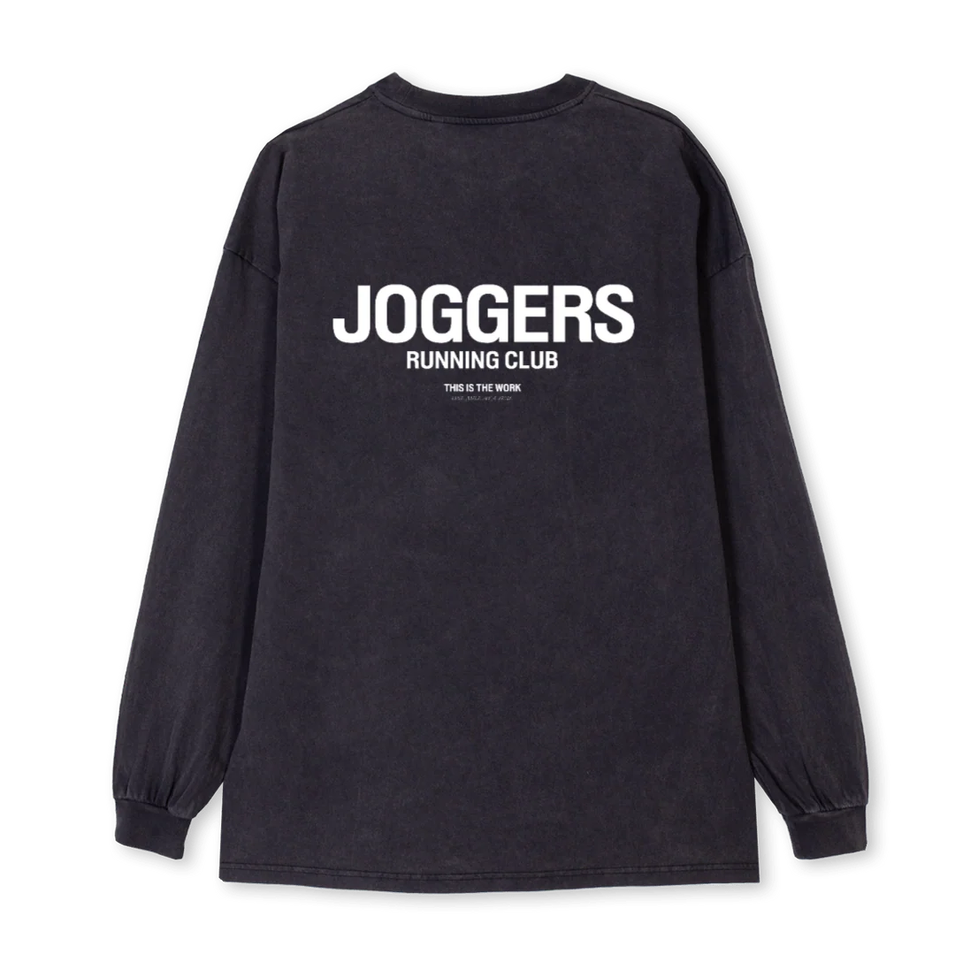 ONEMILE Vintage Black Oversized LS Tee. - Image 2