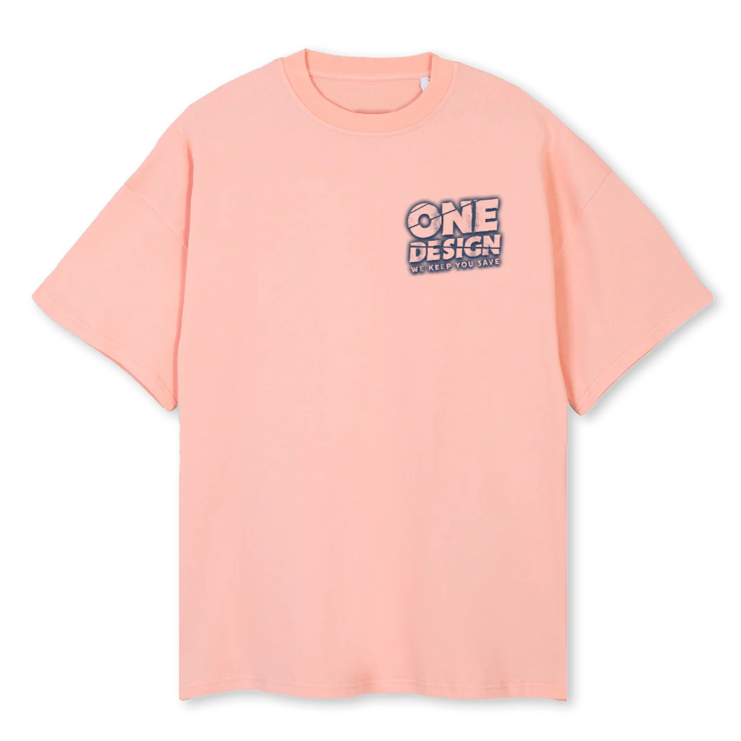 ONEPINK Pink Clay Oversized Tee.