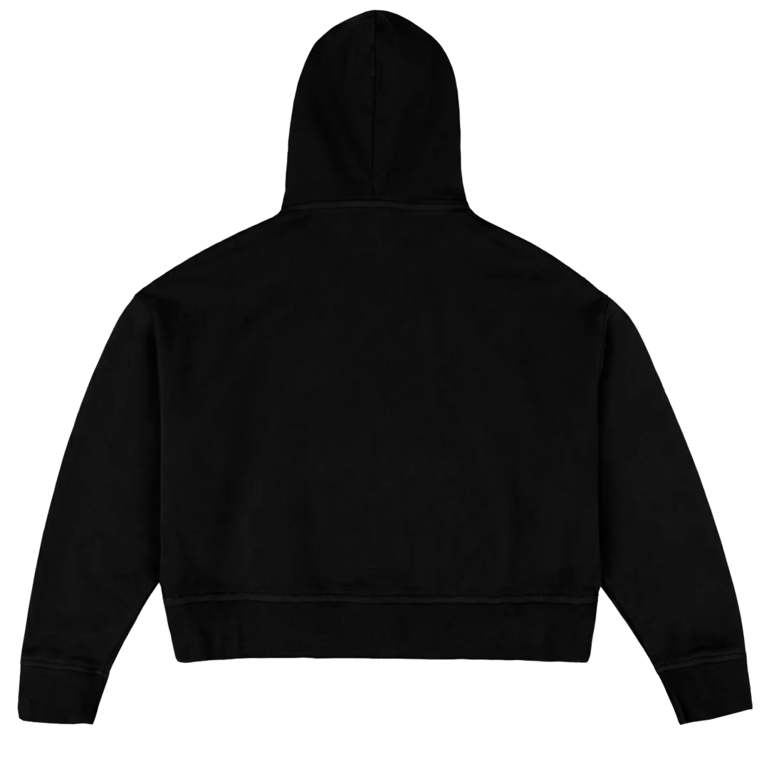 ONESIXONEFOUR Black Oversized Boxy Hoodie. - Image 2