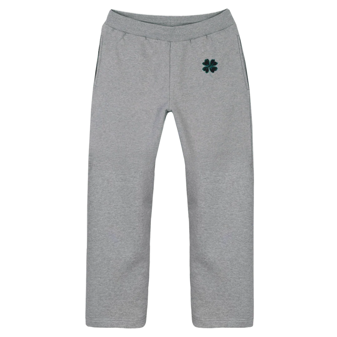 ONETRACKPANTS Grey Marl Straight-Leg Relaxed Sweatpants.