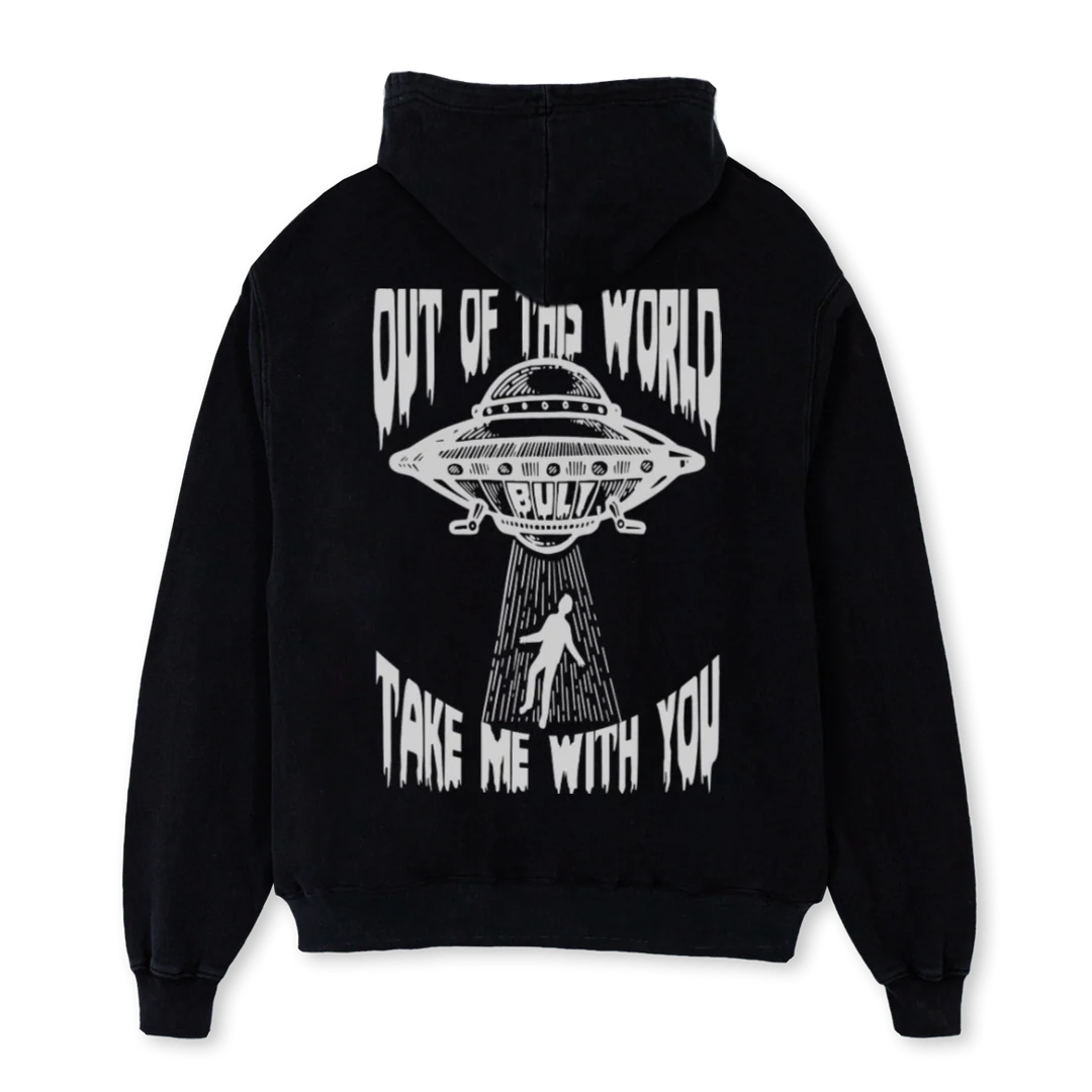 OOTW BULI Black Oversized Hoodie. - Image 2