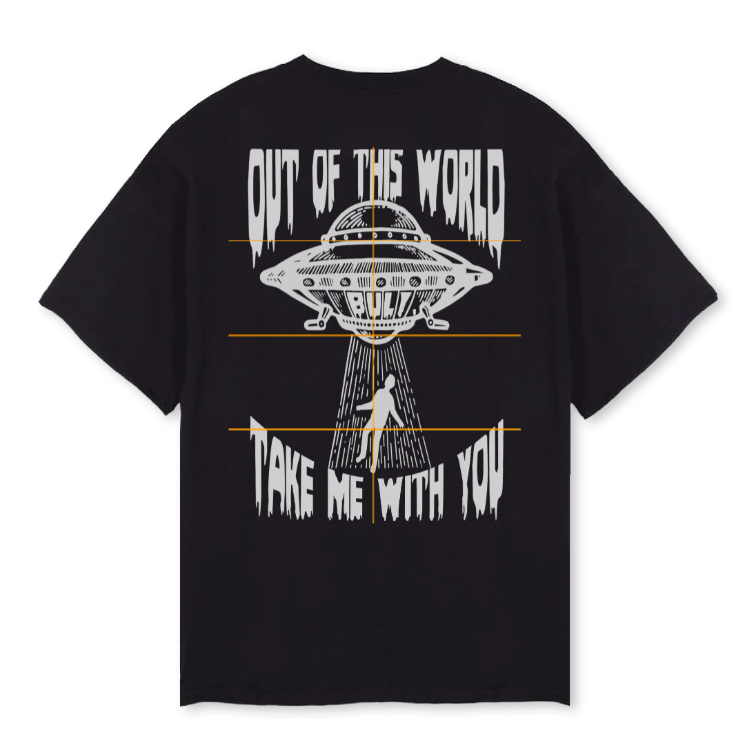 OOTW TEE Black Oversized Tee. - Image 2