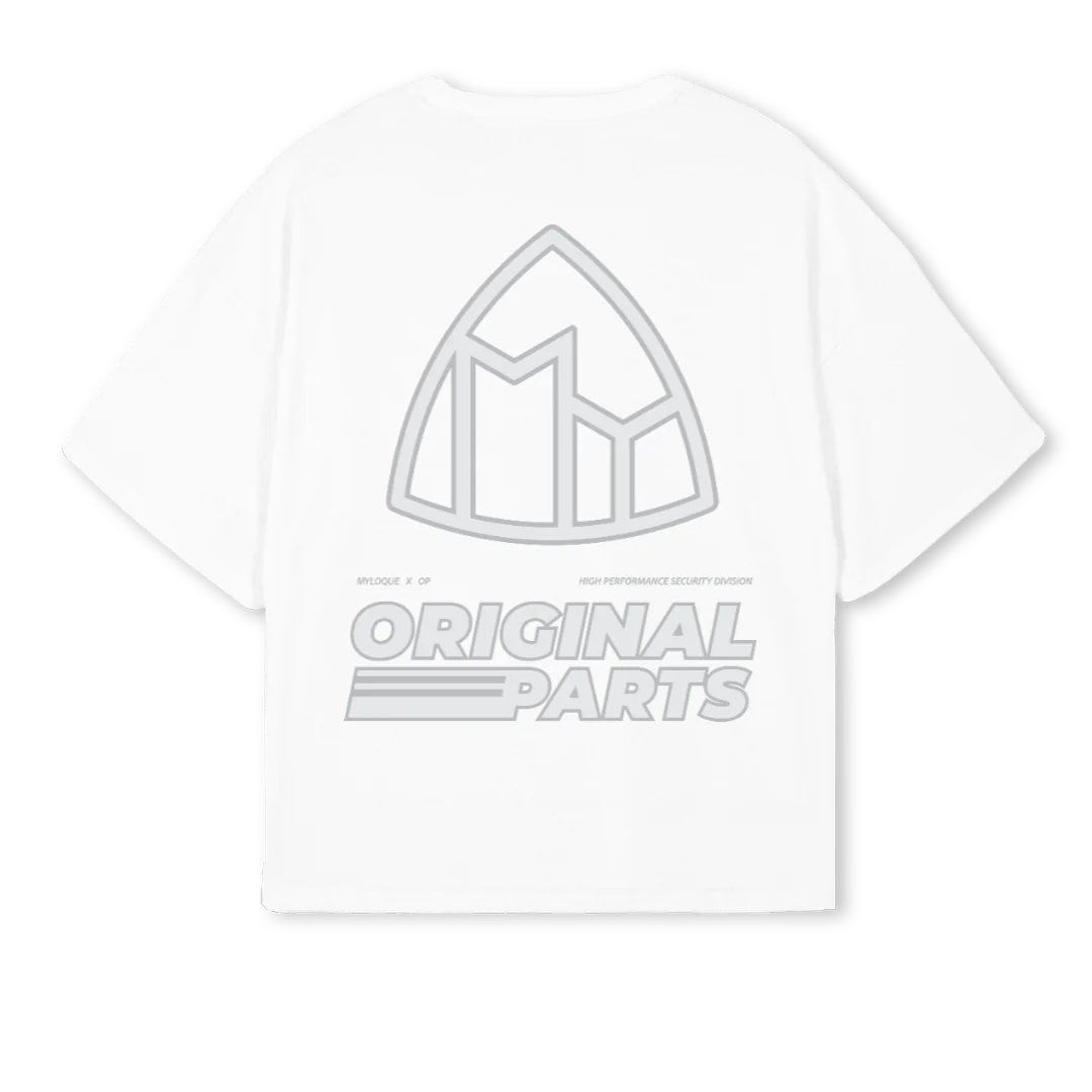 OPANDLOQUE White Oversized Boxy Tee. - Image 2