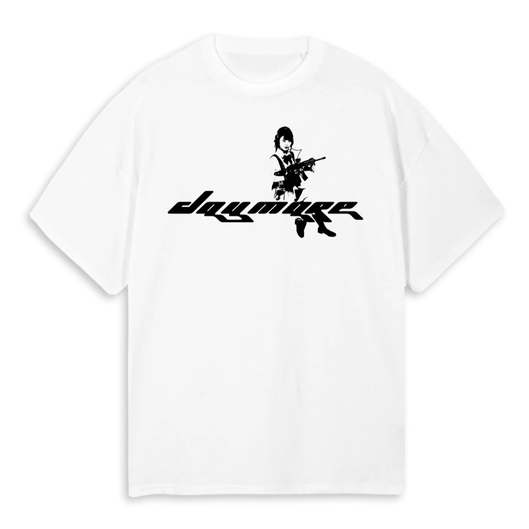 OPERATION REVOLUTION White Oversized Tee.