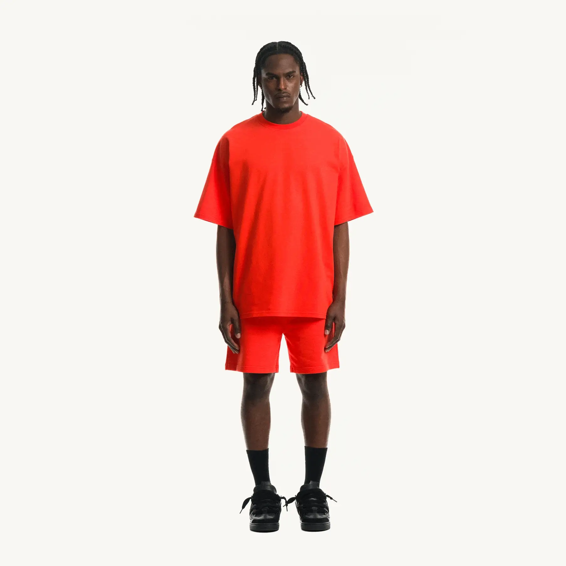 Hot Orange Oversized Tee. - Image 3
