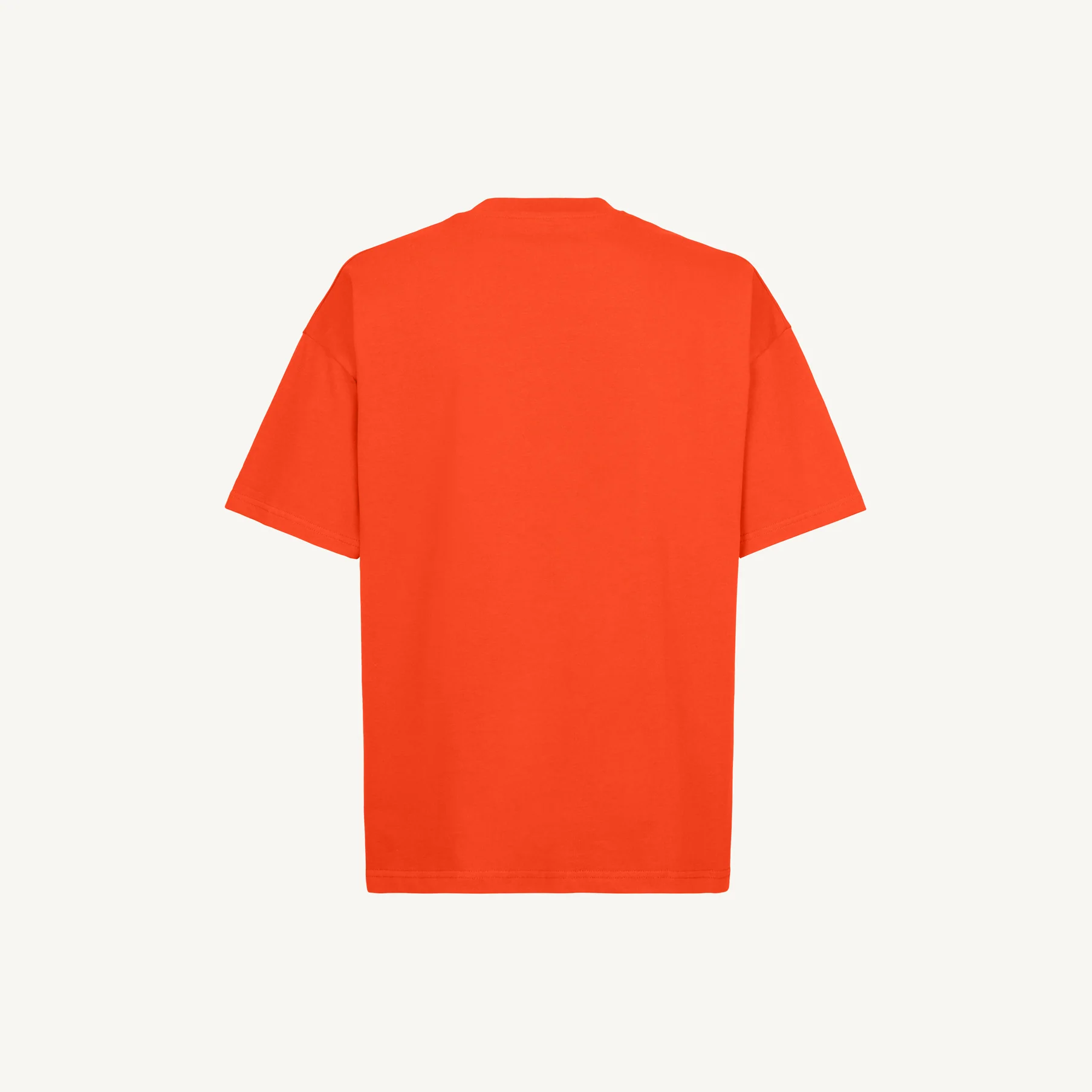 Hot Orange Oversized Tee. - Image 4
