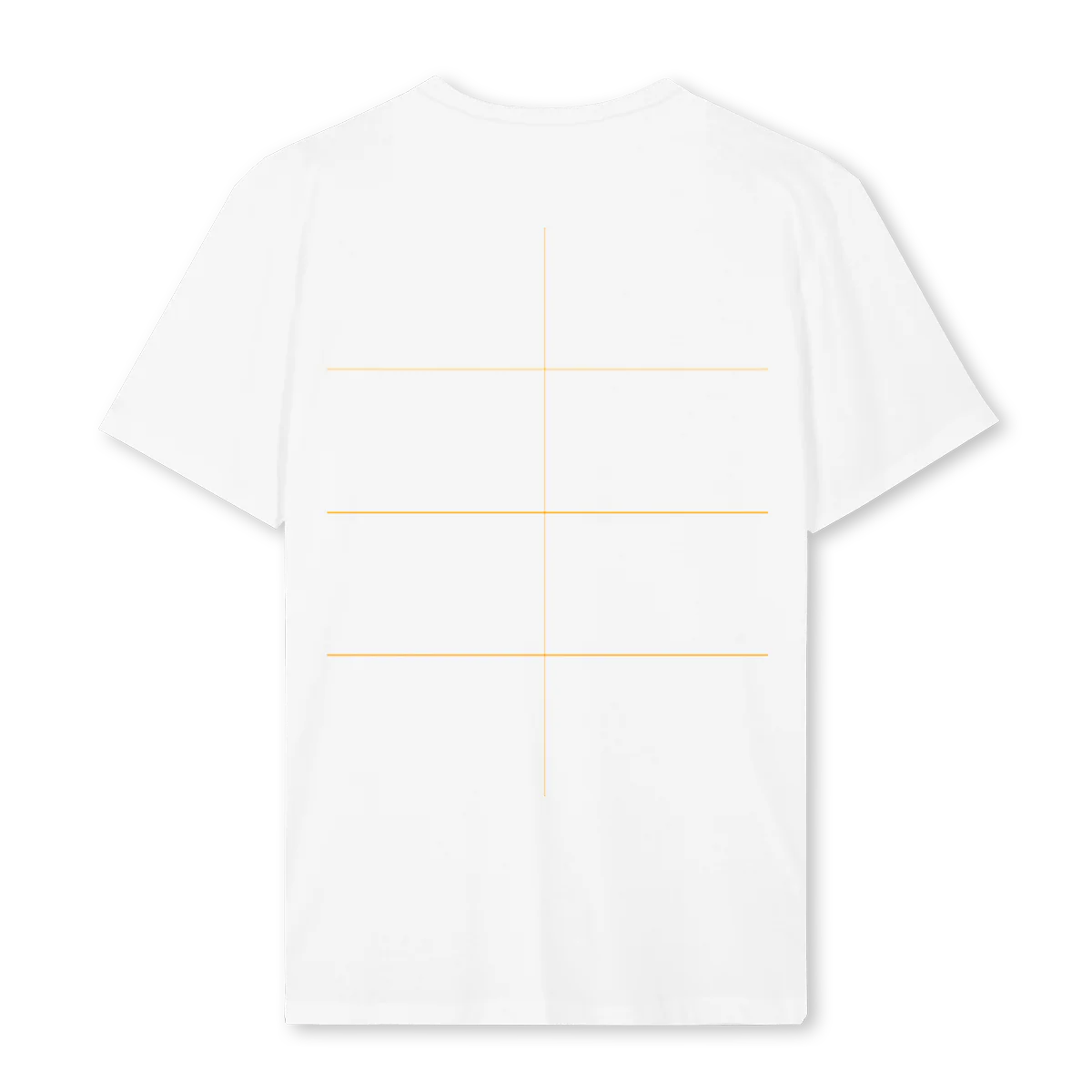 ORANGE White Regular Tee. - Image 2